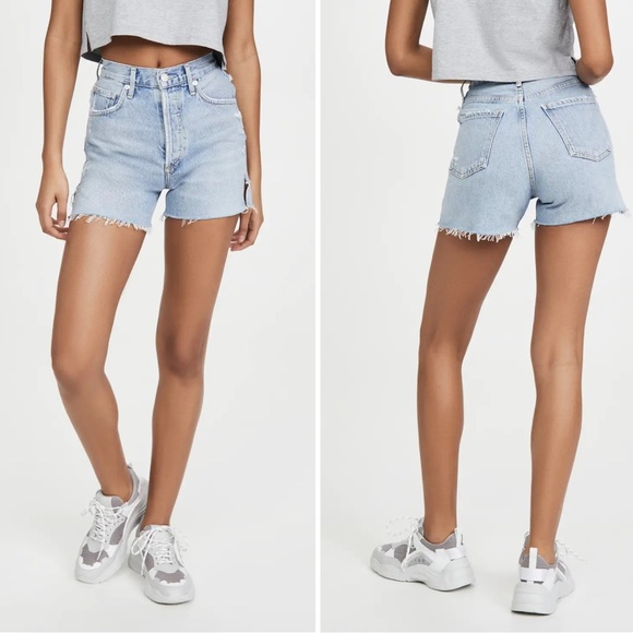 Agolde Dee Super High Rise Shorts in Chimes, Size 25 - Picture 1 of 7